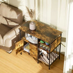 ZUN Litter Box,Litter Box Furniture Hidden with Shelves Storage, 35Inch Large Cat Litter Box 67957082