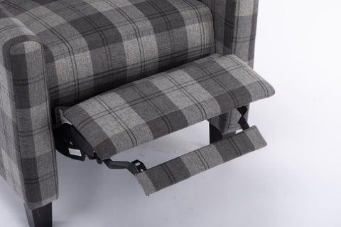 ZUN Grey recline chair,The cloth chair is convenient for home use, comfortable and the cushion is W117046596