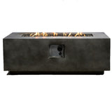 ZUN Living Source International Concrete Propane Outdoor Fire Pit Table B120141832