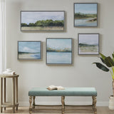 ZUN Abstract Landscape 5-piece Gallery Canvas Wall Art Set B03599420