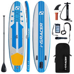 ZUN inQracer 11'/10'6" Inflatable Stand Up Paddle Board with Free Premium SUP Accessories & Backpack W969126930