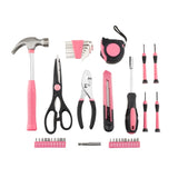 ZUN 39pcs Tool Kit Pink 45860774