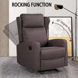 ZUN JST Rocking Recliner Chair for Living Room, Adjustable Modern Recliner Chair, Recliner Sofa with W1958125493