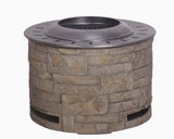 ZUN Stackstone Look Smokeless Firepit With Wood Pellet/Twig/Wood As The Fuel W2029120104