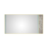 ZUN 72x 36Inch LED Mirror Bathroom Vanity Mirror with Back Light, Wall Mount Anti-Fog Memory Large W1272103528