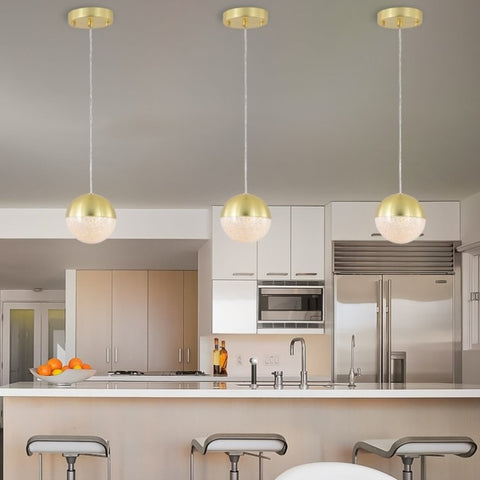 ZUN Pendant Light with Dimmable LED W1340102275