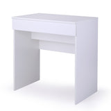 ZUN White Vanity Sets, Makeup Vanity Table with Flip up Mirror Bedroom Dresser Table Jewelry Storage W104158392