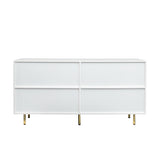 ZUN Sideboard Buffet Cabinet with Storage Modern Storage Cabinets with 4 Doors with Handle for Living W1778104713