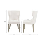 ZUN Upholstered Wingback Dining Chair B03548762