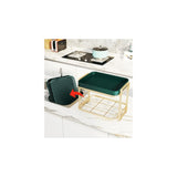 ZUN Kitchen Drain Tray,Bowl Cup Dish Drying Rack ,Tea Plate Drainboard Kitchen Sink Tray,Bathroom 35993850