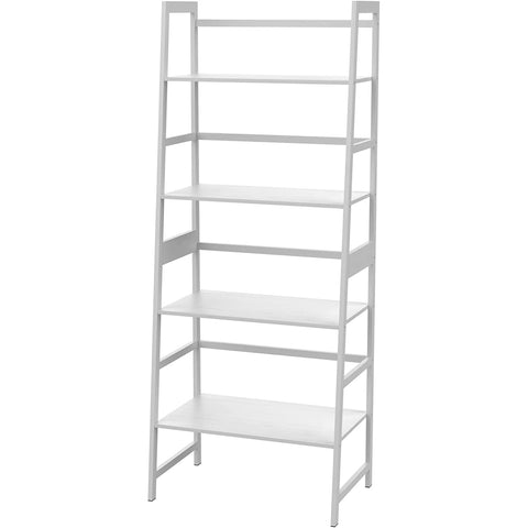 ZUN WTZ Book Shelf, White Bookshelf, Ladder Bookcase, 4 Tier Tall Book case for Bedroom, Living Room, 22380449