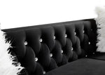 ZUN 2066 Two-seat Sofa - Black - Seat + Armrest W30860170