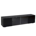 ZUN TV stand,TVCabinet,entertainment center,TV console,media console,with LED remote control lights,roof W679126308