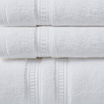 ZUN 100% Cotton Feather Touch Antimicrobial Towel 6 Piece Set B03595630