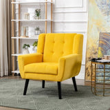 ZUN Modern Soft Velvet Material Ergonomics Accent Chair Living Room Chair Bedroom Chair Home Chair With W67634086