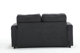 ZUN 3 Fold Sofa,Convertible Futon Couch sleeper sofabed,Space saving loveseat,Pull Out Couch Bed for W1628118503
