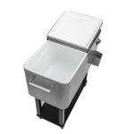 ZUN 80QT Iron Spray Cooler with Shelf 38799184