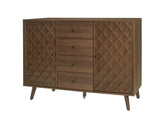 ZUN 2 door 4 drawer cabinet, Suitable for Bedroom, Living Room, Study W688127146