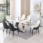 ZUN STONE DINING TABLE only table parts W509104382