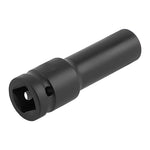 ZUN 35PCS 1/2" Deep Impact Socket Set Drive 6 Point Metric Garage Tool 8mm - 32mm Socket Set 09104233