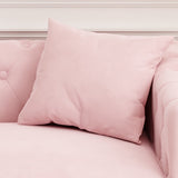 ZUN Charming Addition: 83" Pink Velvet Triple Sofa Set with 2 Complimentary Pillows – Ideal for Any W1278131612