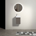 ZUN Laura 16" Small Bathroom Vanity with Sink, Wall Mounted Bathroom Vanity for Modern Bathroom, W1865108924