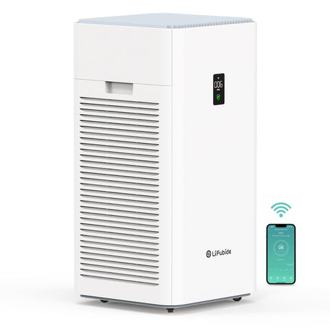 ZUN Lifubide Large Room Air Purifier, H13 True HEPA,4555 Sq.Ft Coverage,24dB Low Noise For 78344112