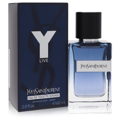 Y Live Intense by Yves Saint Laurent Eau De Toilette Spray 2 oz for Men FX-549189