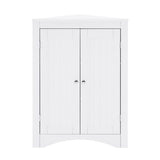 ZUN sideboard cabinet,corner cabinet,Bathroom Floor Corner Cabinet with Doors and Shelves, Kitchen, W1781108563