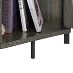ZUN Corner Shelf 5-Tier with Storage,Corner cabinet Bookshelf Stand Storage Rack 92145752