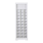 ZUN ON-TREND Stylish Design 30 Shoe Cubby Console, Contemporary Shoe Cabinet with Multiple Storage WF309309AAK