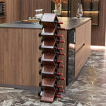 ZUN Vertical Z wine rack/Solid wood wine rack /Home wine rack/Living room wine rack W2096127615