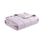 ZUN Oversized Down Alternative Blanket with Satin Trim B03598522