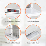 ZUN Hot Towel Warmer for Facials Massage, Esthetician Towel Heating Cabinet Black, Aluminum Chamber, 01363018