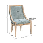 ZUN Upholstered Dining Chair with Nailhead Trim B035118591