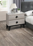 ZUN Bedroom Furniture Contemporary Look Cream Color Nightstand Drawers Bed Side Table plywood HSESF00F5456