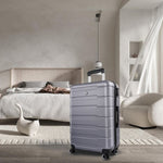 ZUN 28 Inch, Hard Shell Suitcase Checked luggage, Large Suitcase with Spinner Wheels, Travel W1625122310