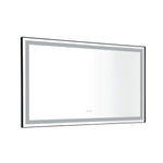 ZUN 84in. W x48 in. H Framed LED Single Bathroom Vanity in Polished Crystal Bathroom Vanity LED W1272105899