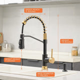 ZUN Touchless Kitchen Faucet,Hands Free Automatic Smart Kitchen Faucet W1932P149023