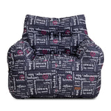 ZUN Ultra Soft Living Room Chair, High-Density Shredded Foam Filling Beanbag Chair Comfy Lazy Sofa for 31544435