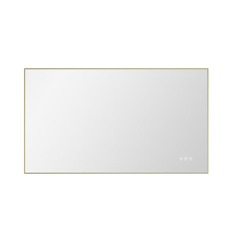 ZUN bathroom led mirror is multi-functional and each function is controlled by a smart touch button. W2152128622