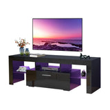 ZUN FashionTVstandTVcabinet,EntertainmentCenter,TVstationTV console,media console,with LEDlight W67933436