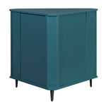 ZUN Corner Cabinet, Corner Night Stand, Free-Standing Storage Shelf Organizer W96570019