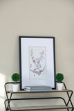 ZUN Set of 4 Botanical Wall Art Prints, Home Decor for Living Room, Dining Room, Bedroom, Hallway, 20" x W2078130249