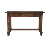 ZUN Bridgevine Home Restoration 48 inch Writing Desk, No Assembly Required, Rustic Walnut Finish B108P163869