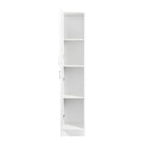 ZUN Freestanding Cabinet with Inadjustable Shelves and two Doors for Kitchen, Dining Room, White W33165045
