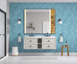 ZUN 60x 48Inch LED Mirror Bathroom Vanity Mirror with Back Light, Wall Mount Anti-Fog Memory Large W1272103494