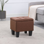 ZUN [VIDEO] Large Storage Ottoman Bench Set, 3 in 1 Combination Ottoman, Tufted Ottoman Linen Bench for W142083041