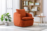ZUN COOLMORE Swivel Chair, Comfy Round Accent Sofa Chair for Living Room, 360 Degree Swivel W395102188