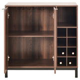 ZUN K&K Sideboards and Buffets With Storage Coffee Bar Cabinet Wine Racks Storage Server Dining Room WF285318AAD